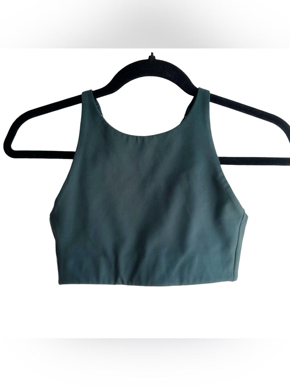 Girlfriend Collective Topanga Sports Bra Moss Green XS
